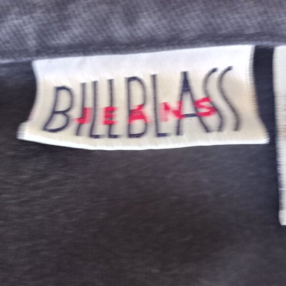 vintage Bill Blass black denim trucker jacket - Picture 8 of 9